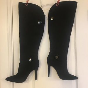Worthington Black Stiletto Boots